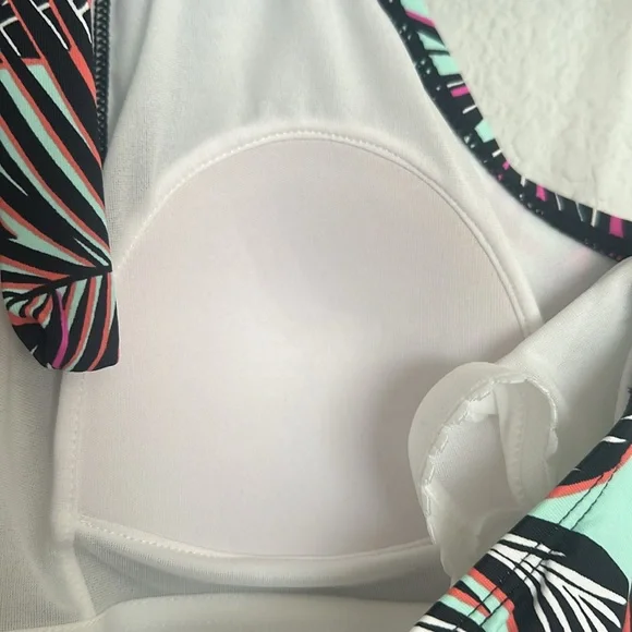 NWT Tommy Bahama high neck halter dress lively leaves M - Picture 9 of 9